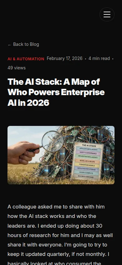 Mobile Responsive Design