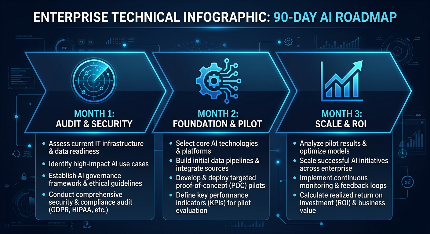 The 90-Day Fractional CAIO Operational Roadmap
