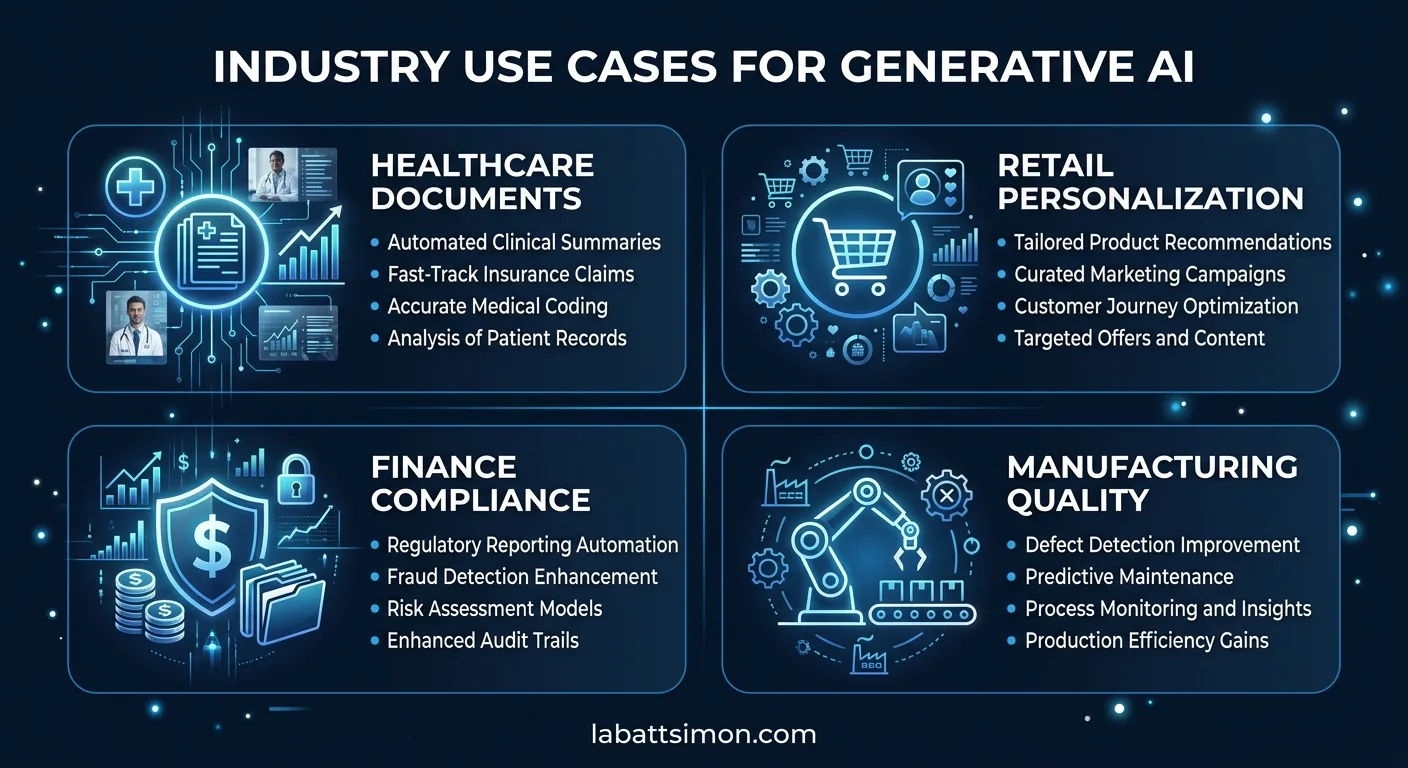 Generative AI industry use cases