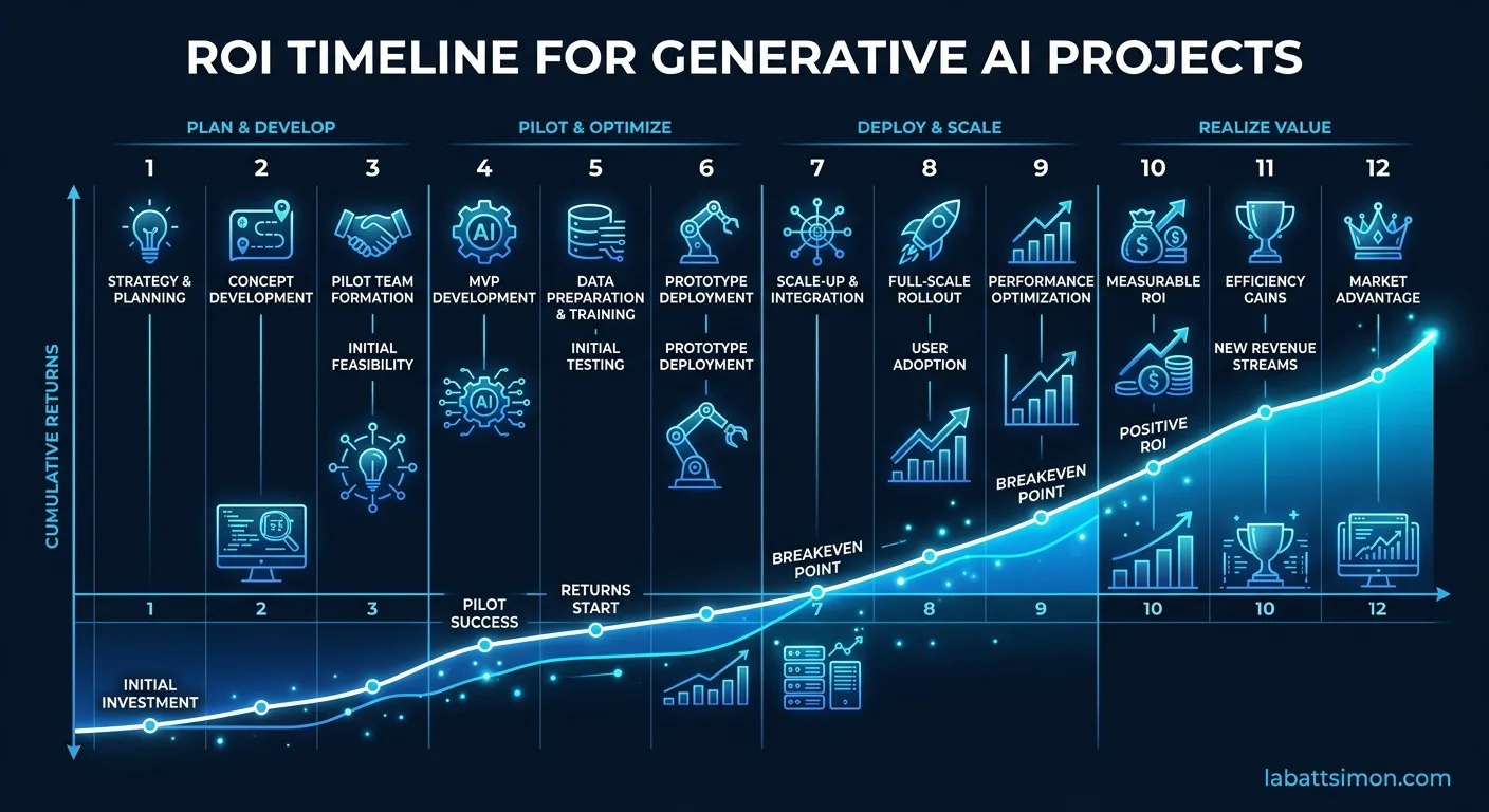 ROI timeline for generative AI projects