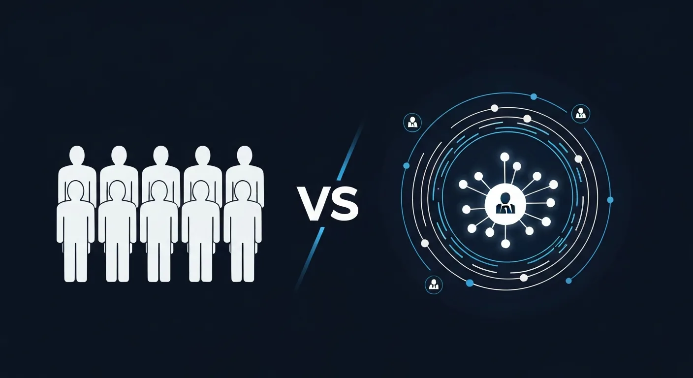 AI agent cost comparison - small teams with AI agents matching the output of large traditional teams